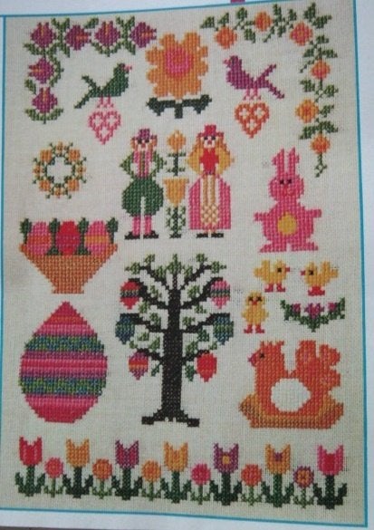 Borduurpatroon  Kerst merklap   nr 5000, Verzenden, Nieuw, Handborduren, Patroon