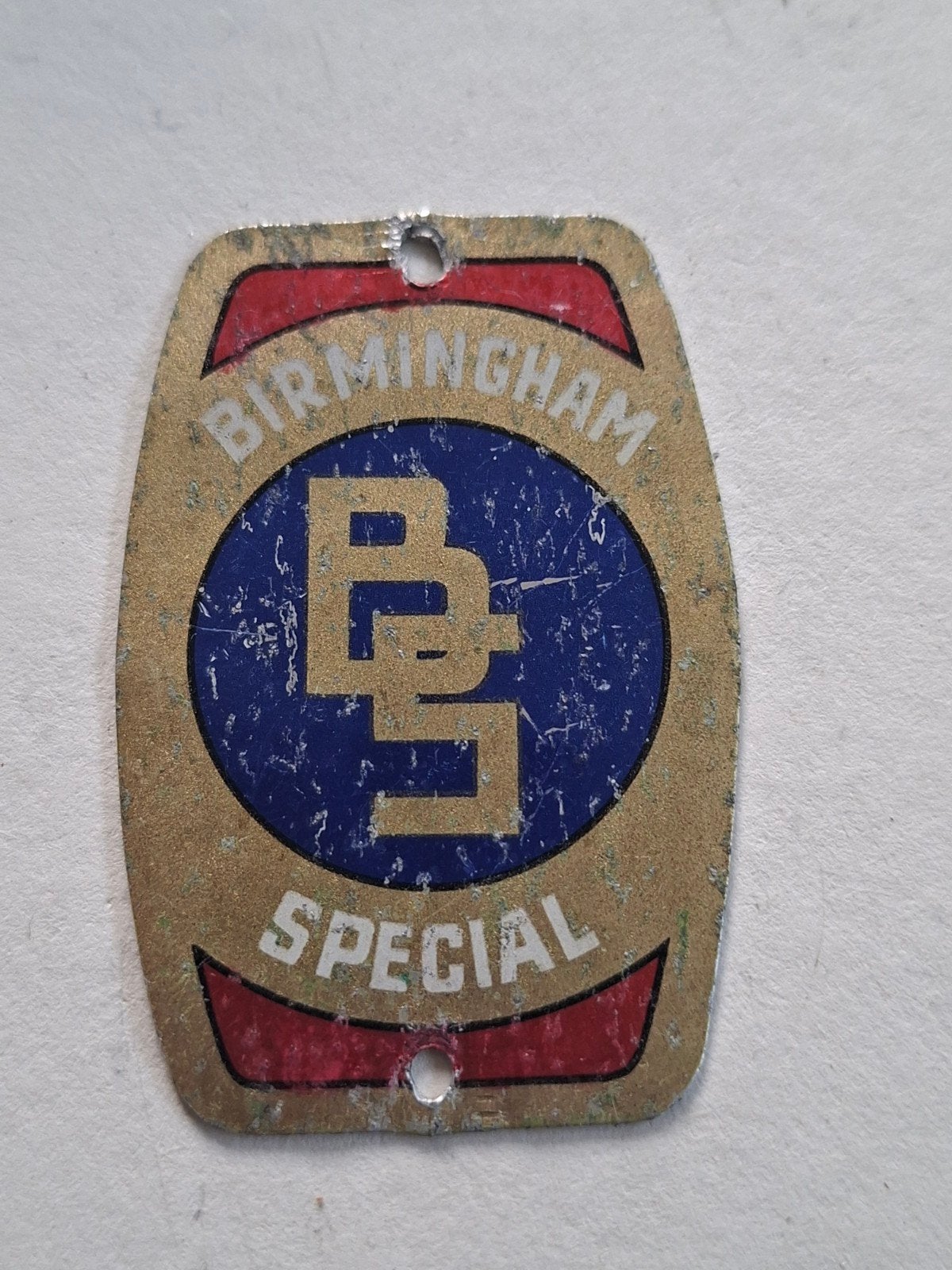 FIETSPLAATJE  BIRMINGHAM SPECIAL, Fietsen en Brommers, Ophalen of Verzenden, Gebruikt