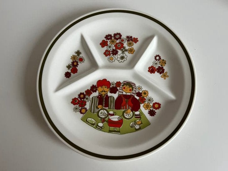 Noors Figgjo Flint Folklore Fonduebord Turi Design 80’s, Huis en Inrichting, Keuken | Servies, Keramiek, Ophalen of Verzenden