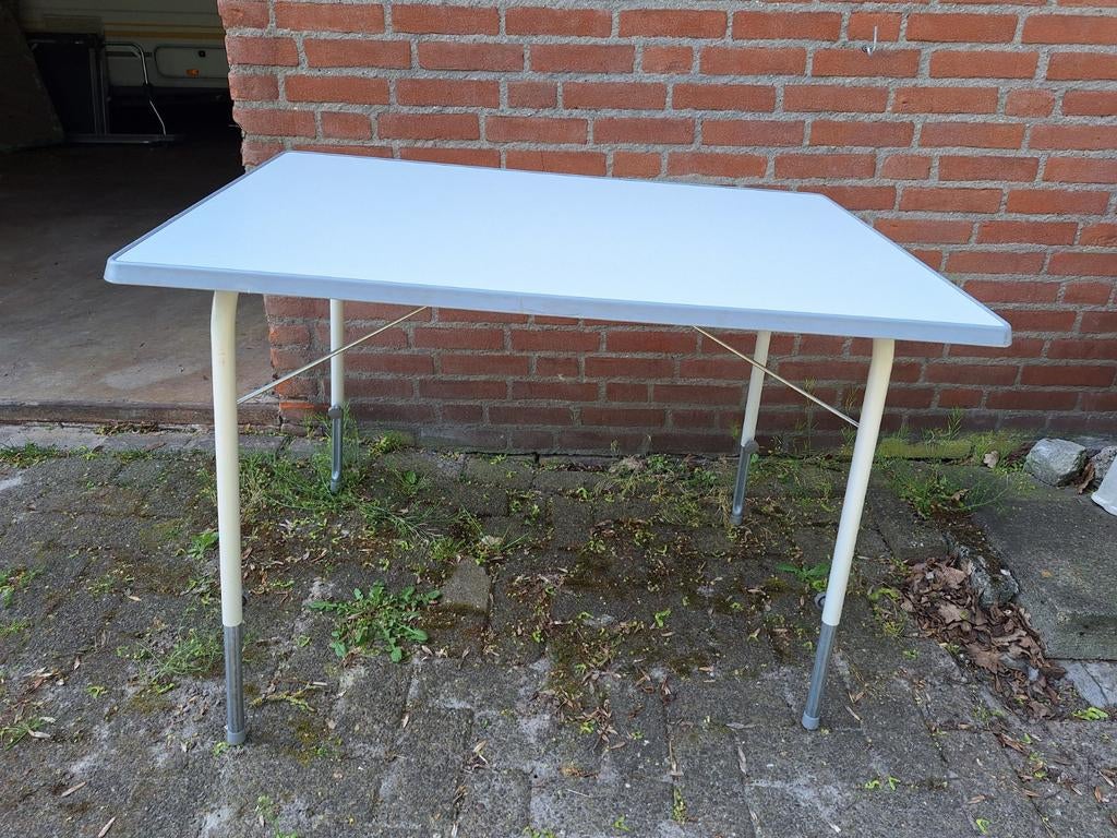 DUKDALF Compacte campingtafel - 1m x 67cm, Caravans en Kamperen, Kampeermeubelen, Gebruikt, Campingtafel, Ophalen