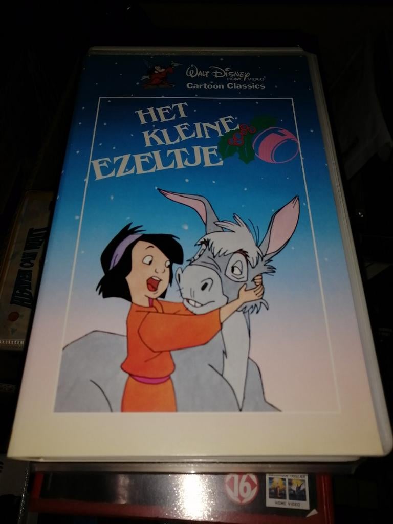 VHS ex-rental - Het Kleine Ezeltje, Cd's en Dvd's, Vanaf 16 jaar, Ophalen of Verzenden, Gebruikt, Horror