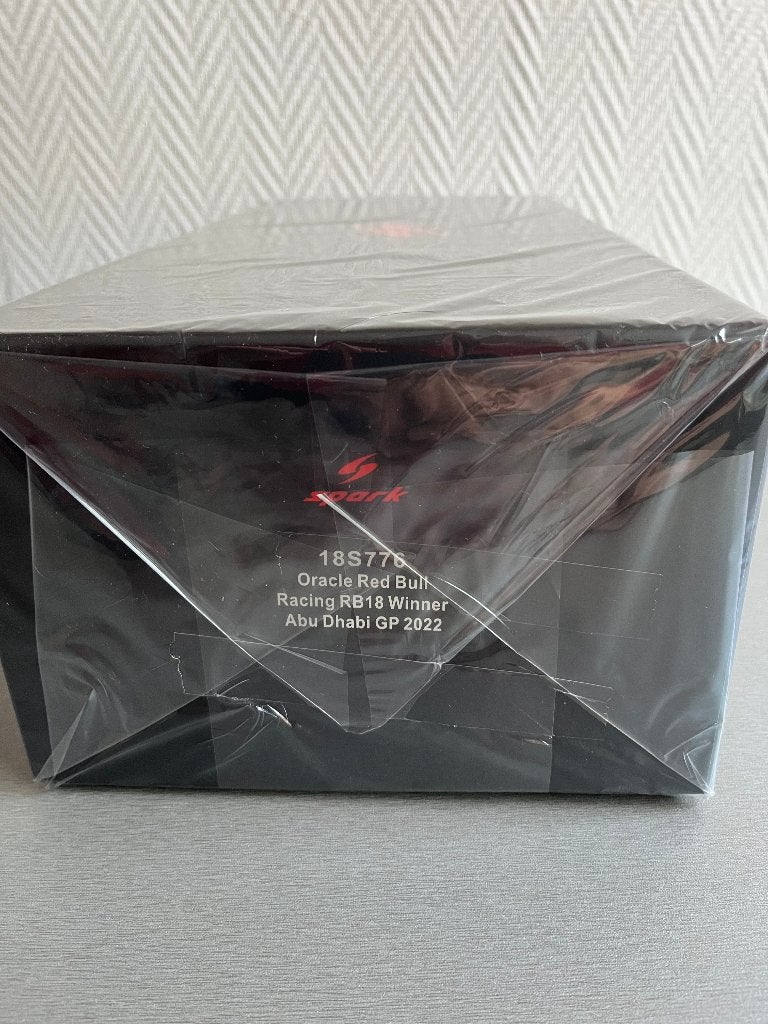incl. ver Abu Dhabi 2022 Spark Max Verstappen 18S776 1/18, Ophalen of Verzenden, Nieuw, Auto, Overige merken