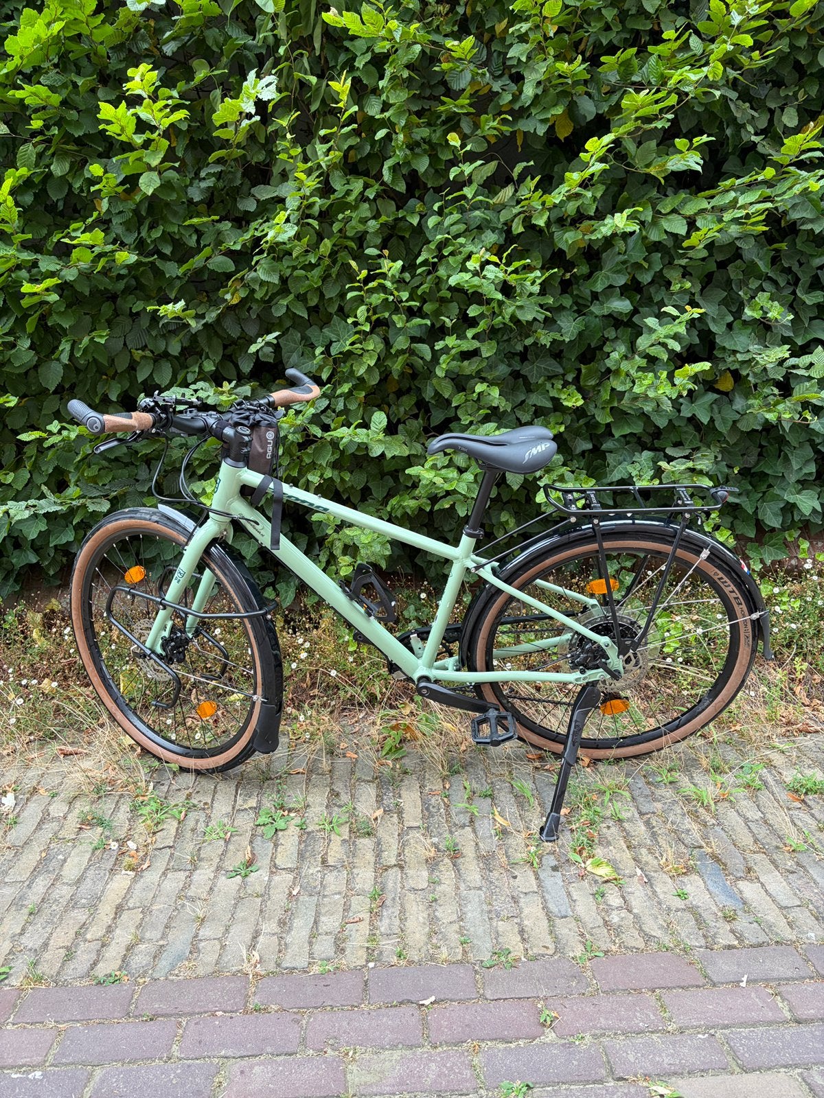 Vakantiefiets / kona dew deluxe maat s, 10 tot 15 versnellingen, 47 tot 50 cm, Schijfrem, Ophalen
