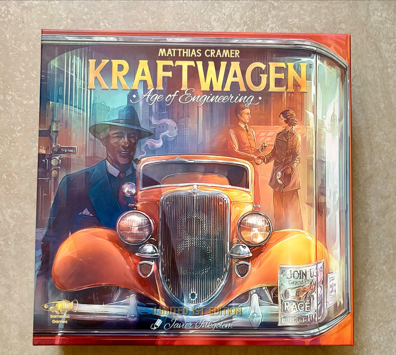 Kraftwagen: Age of Engineering Bordspel ENG, Drie of vier spelers, Ophalen of Verzenden, Zo goed als nieuw