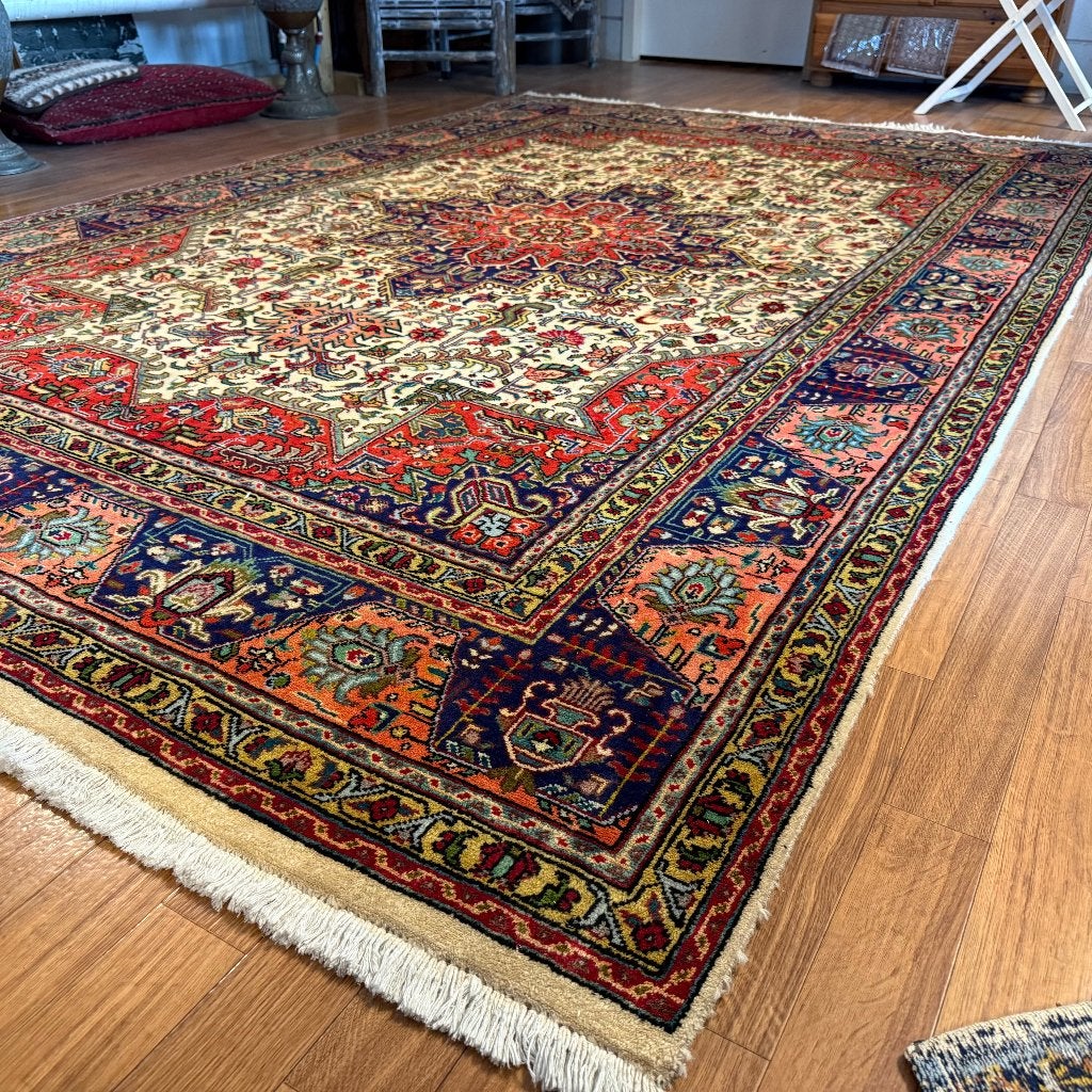 perzisch tapijt tabriz 309 x 205 cm - Gratis bezorgd, TTM Wonen, Meubels – (Perzische) Tapijten en Woonaccessoires, Ophalen of Verzenden