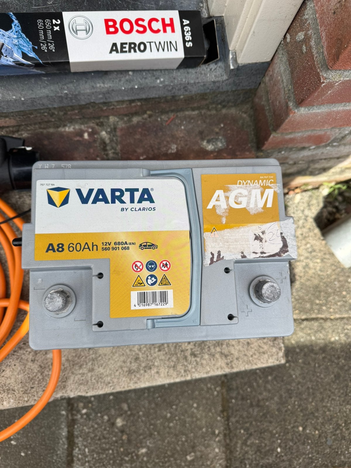 Nieuwe varta accu 60AH., Ophalen, Nieuw