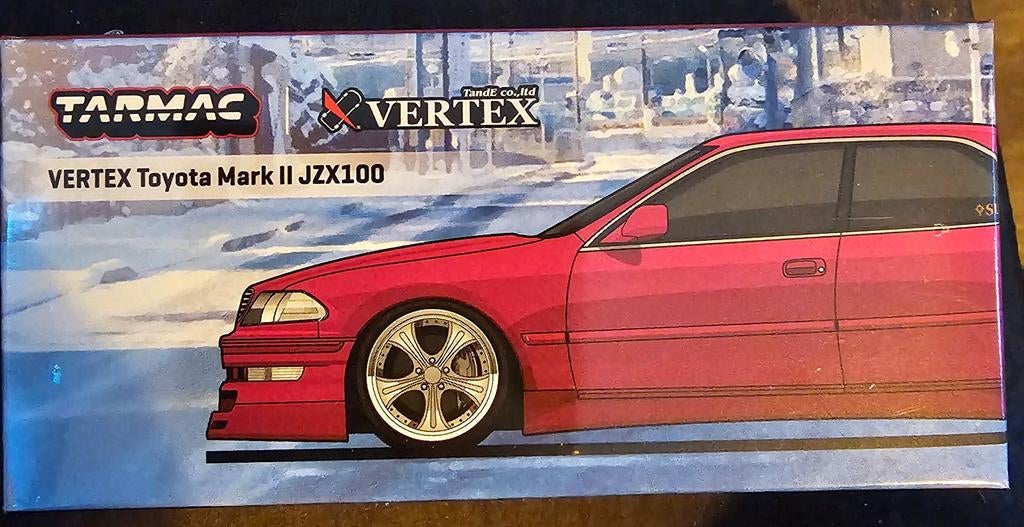 Tarmac Works Vertex Toyota Mark II JZX100 - Nieuw, Tarmac Works, Niet gespecificeerd op product, Nieuw, Ophalen of Verzenden