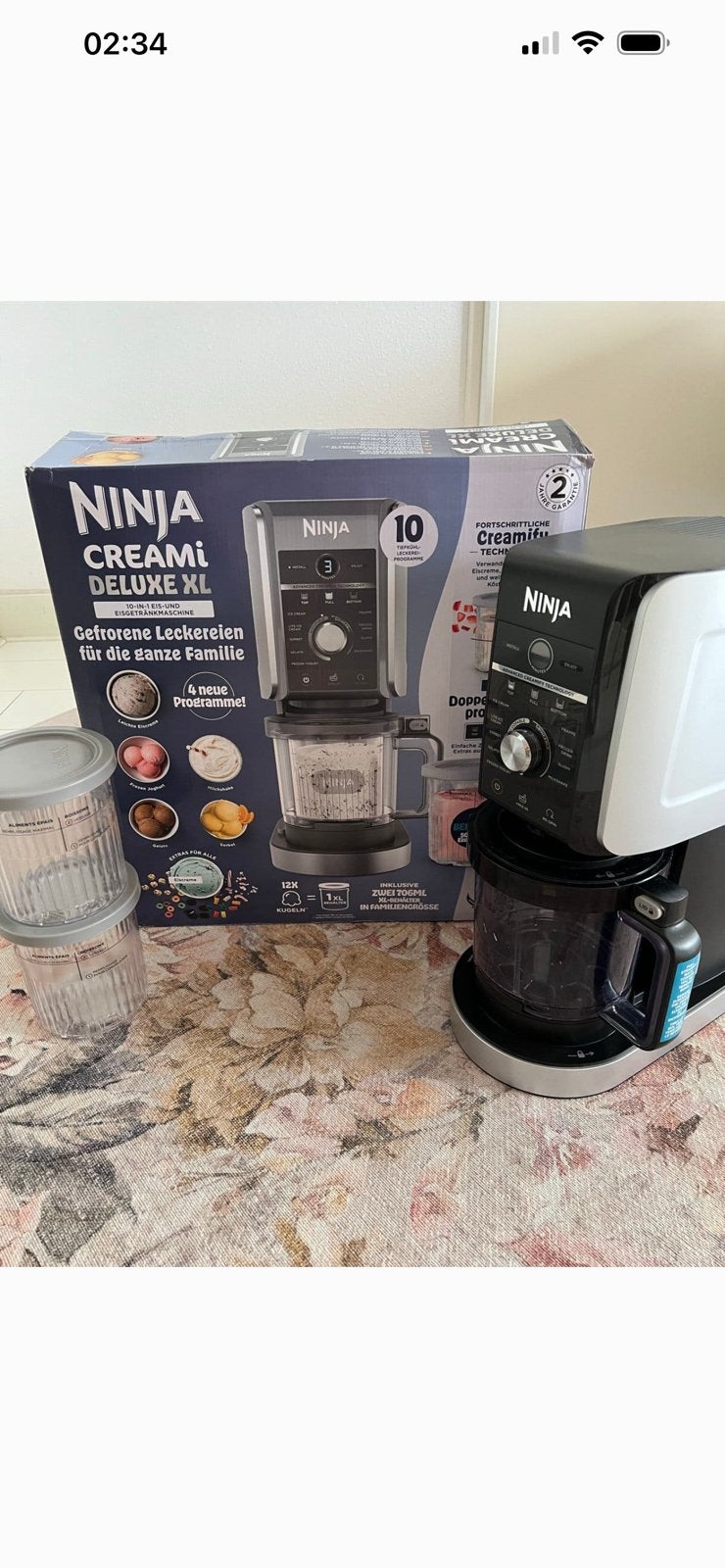 Ninja creami de luxe XL 10 in 1, Ophalen, Zo goed als nieuw