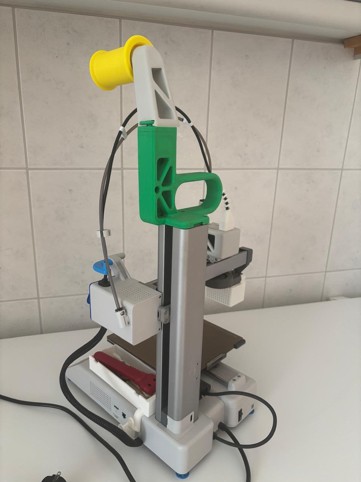 Bambu lab A1 mini+coolplate supertack+3d geprinte accessoire, Computers en Software, 3D Printers, Ophalen, Zo goed als nieuw
