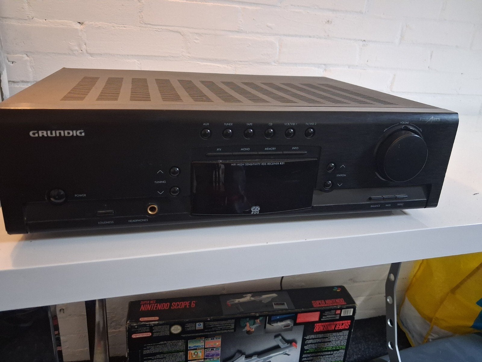 Grundig Fine Arts R 21 Receiver - Werkt perfect!, Ophalen of Verzenden, Gebruikt