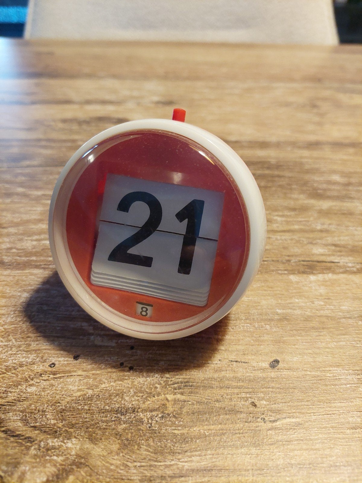 Vintage kalender space age flipkalender, Ophalen of Verzenden, Zo goed als nieuw