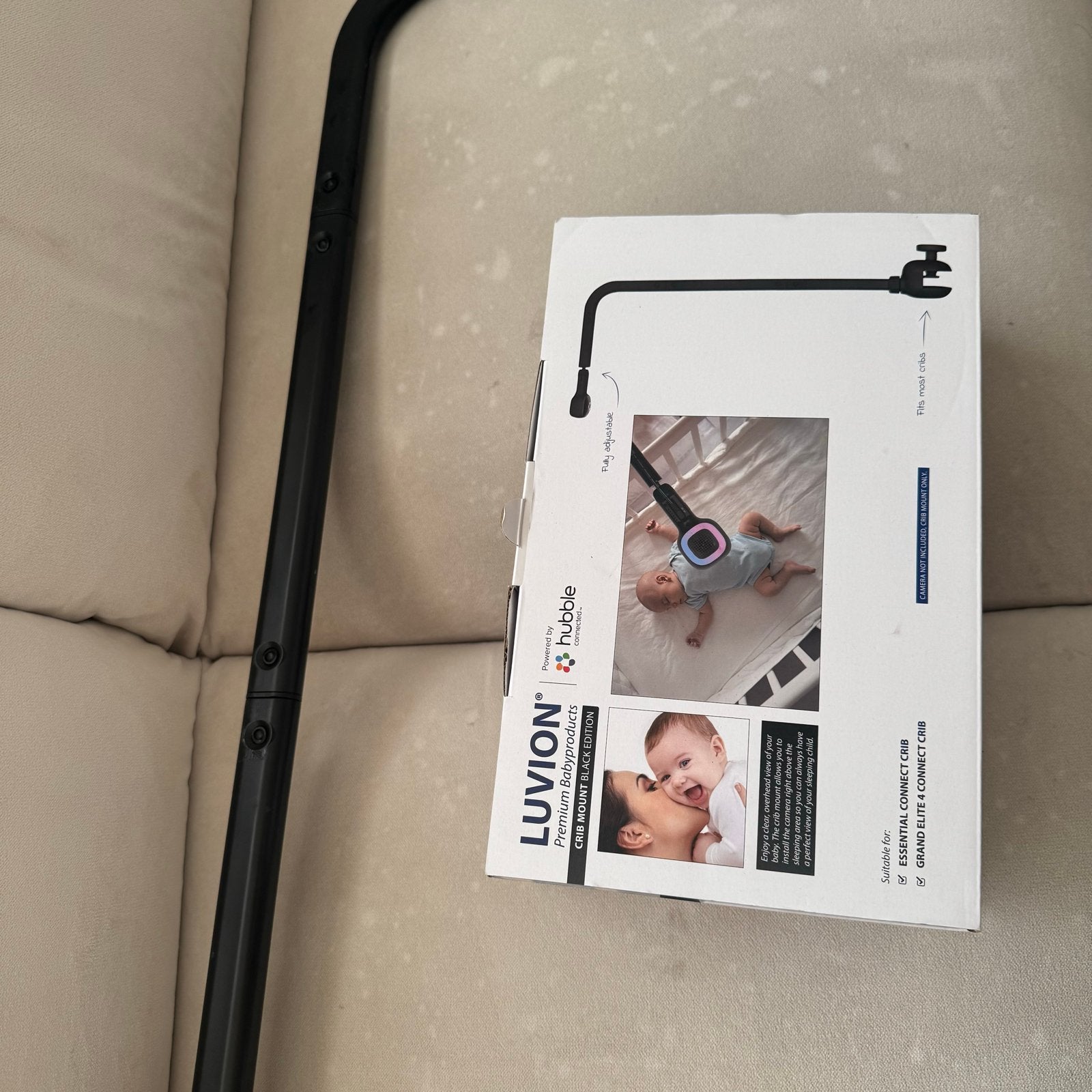 Luvion Hubble Premium Babyfoon Houder - Zo goed als nieuw, Ophalen, Zo goed als nieuw, Minder dan 100 meter, Digitaal