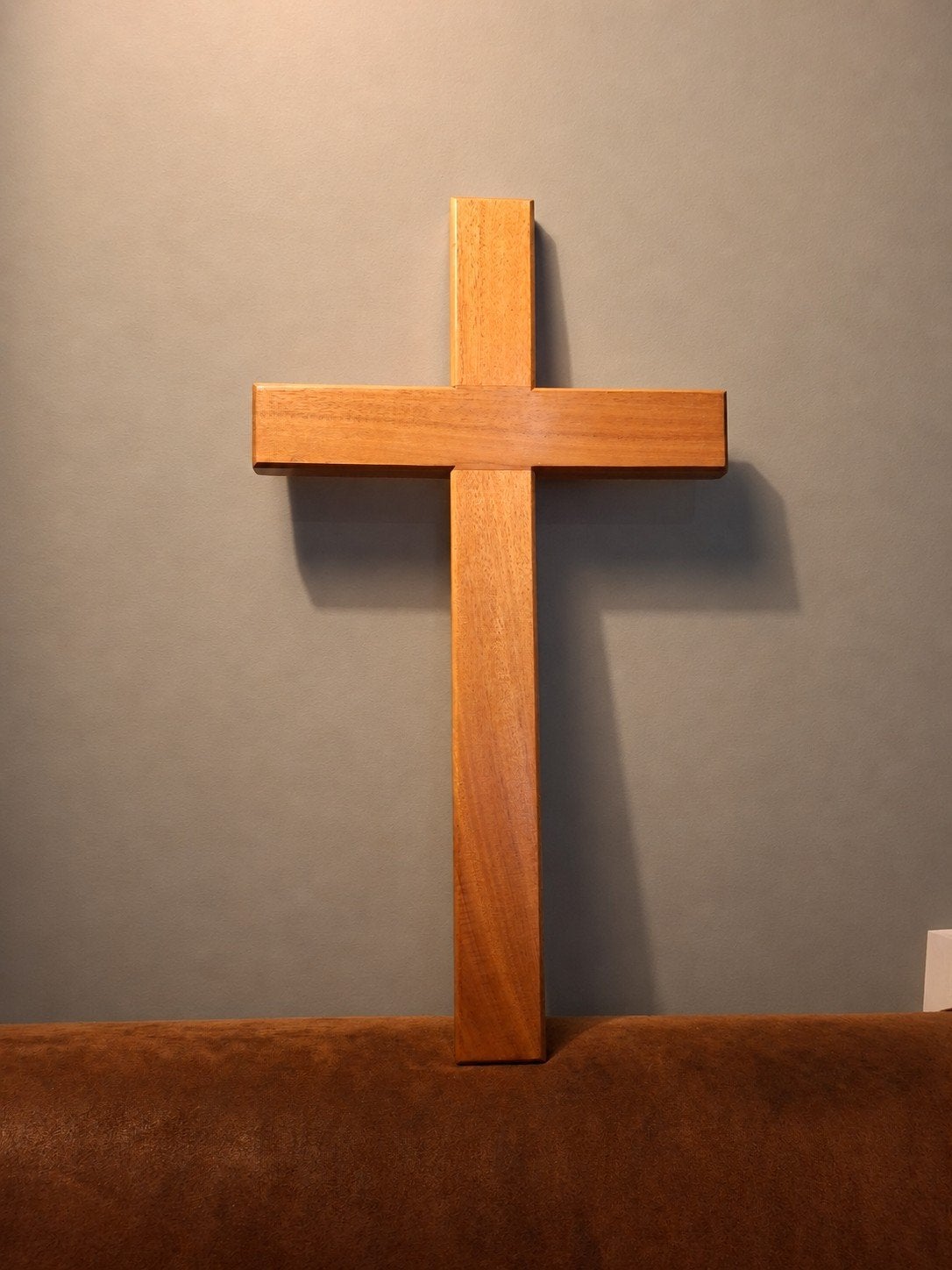 Eikenhouten kruis - Handgemaakt symbool van genade, Ophalen, Nieuw, Bruin, Hout