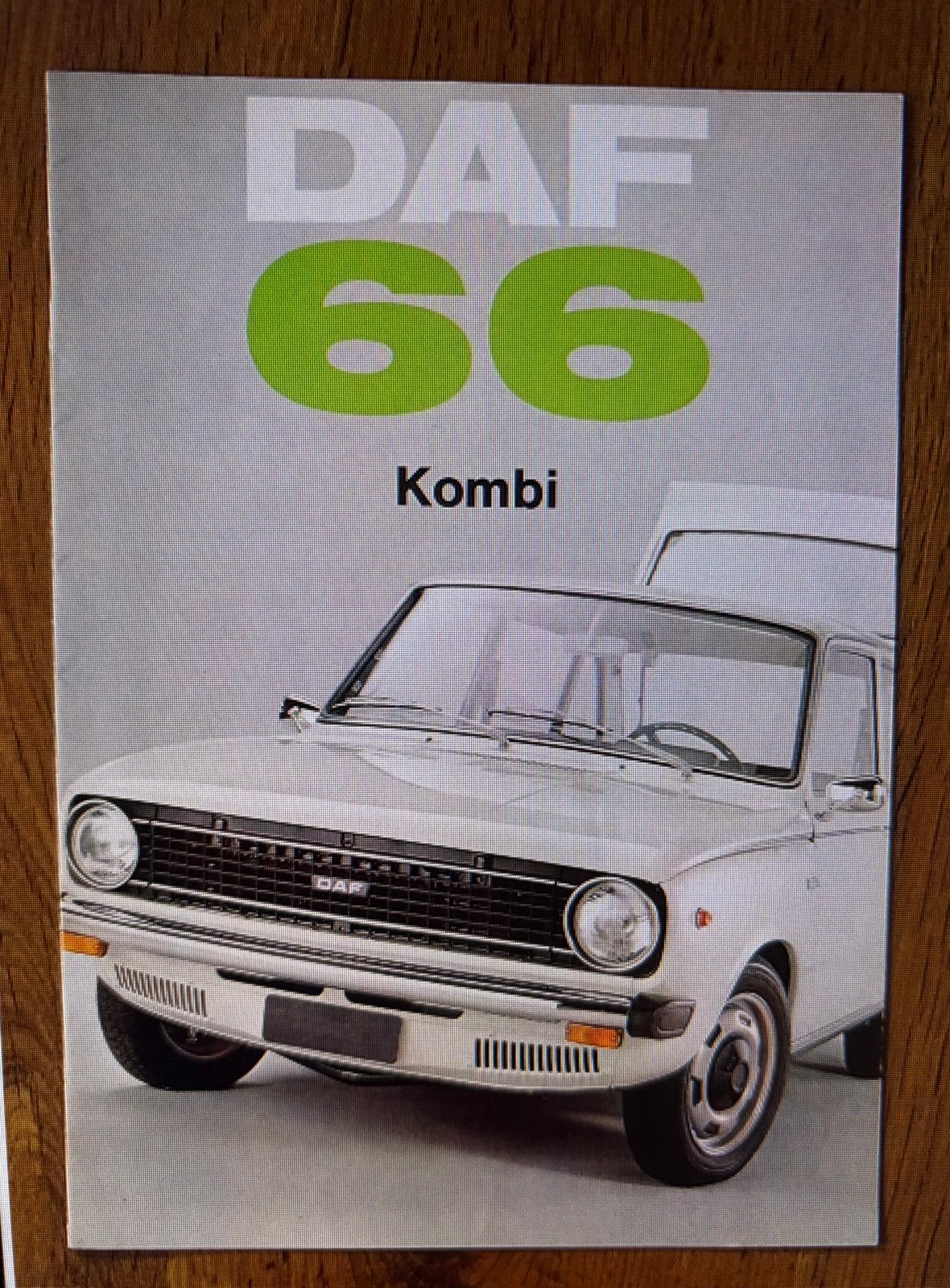 Daf 66 Kombi brochure, Ophalen of Verzenden, Zo goed als nieuw, Overige merken