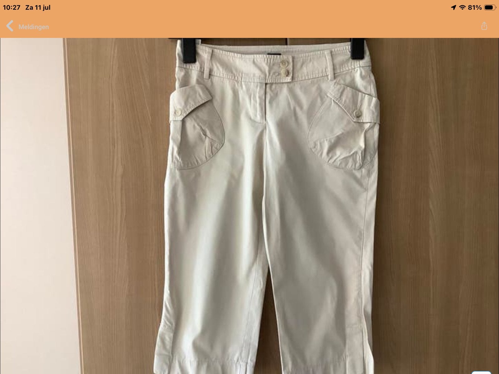 Driekwart broek mt 36/38.     Esprit., Verzenden, Zo goed als nieuw, Maat 36 (S), Driekwart