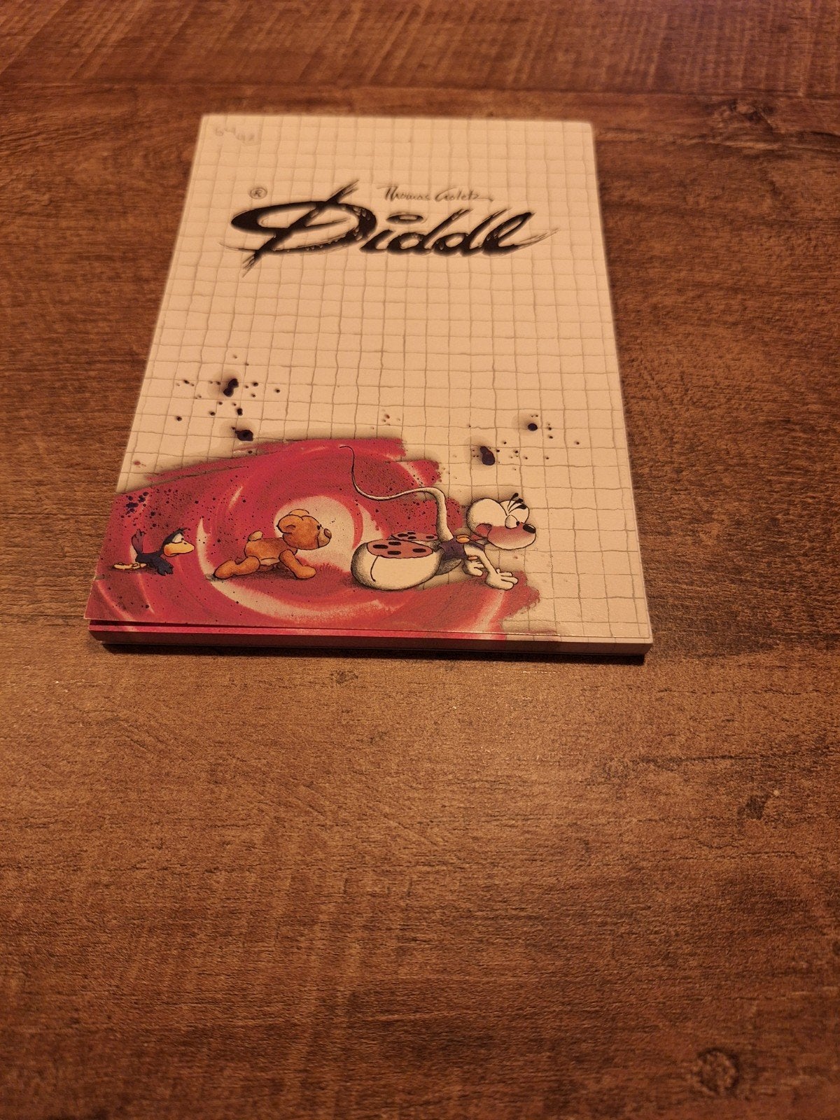 Diddl A5 blok nr 64 met 39 blaadjes, Ophalen of Verzenden, Diddl, Gebruikt, Papier, Kaart of Schrift