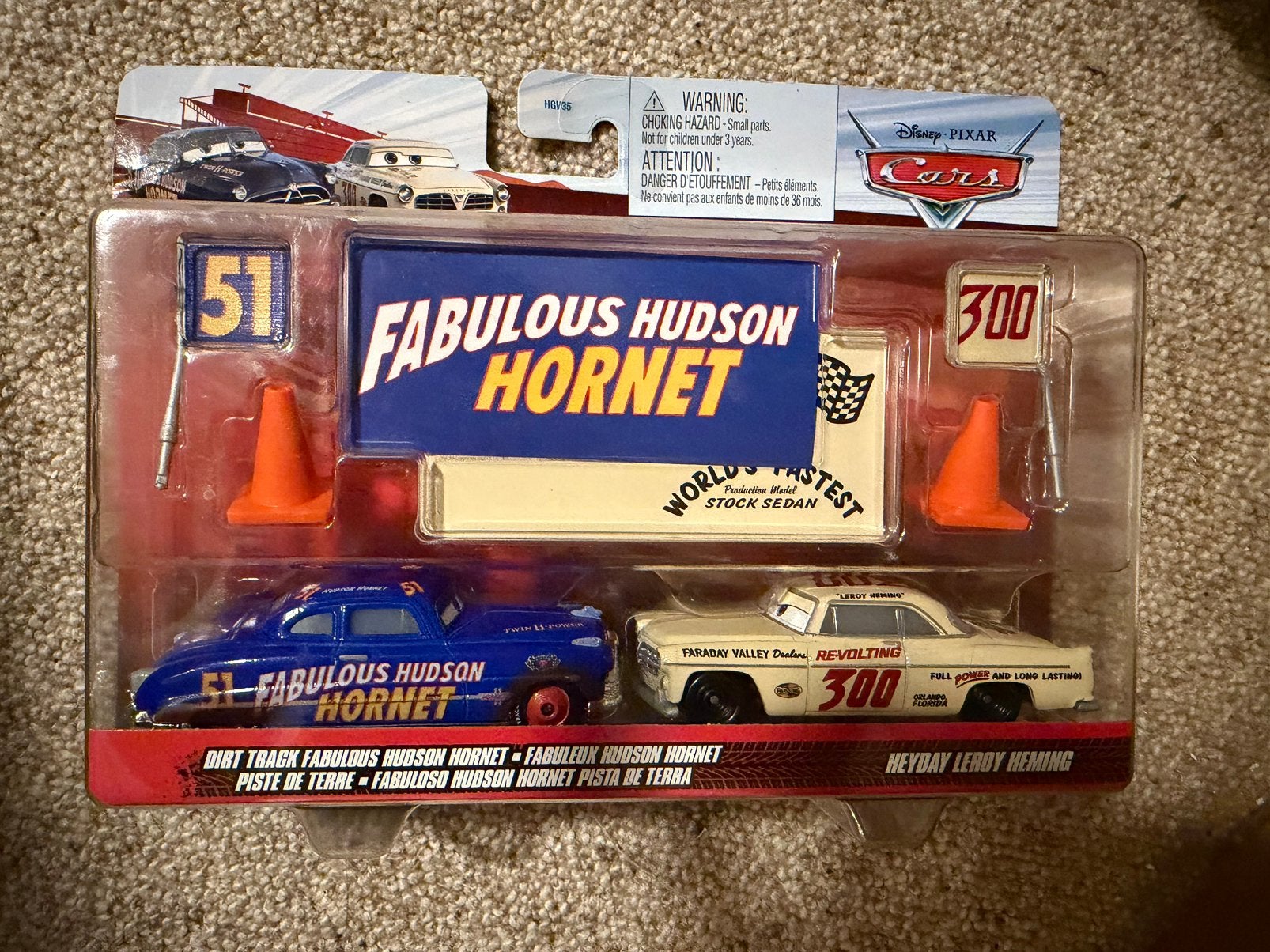 Cars - Hudson Hornet en Leroy Heming, Verzenden, Zo goed als nieuw