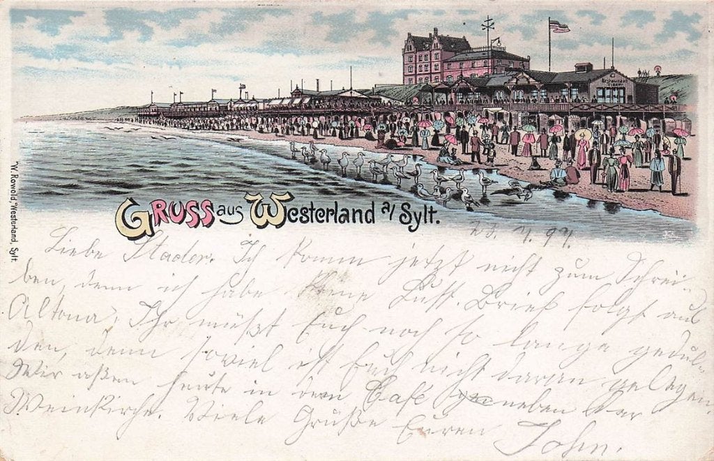 703-182-031 Westerland Sylt, Verzenden, Voor 1920, Duitsland