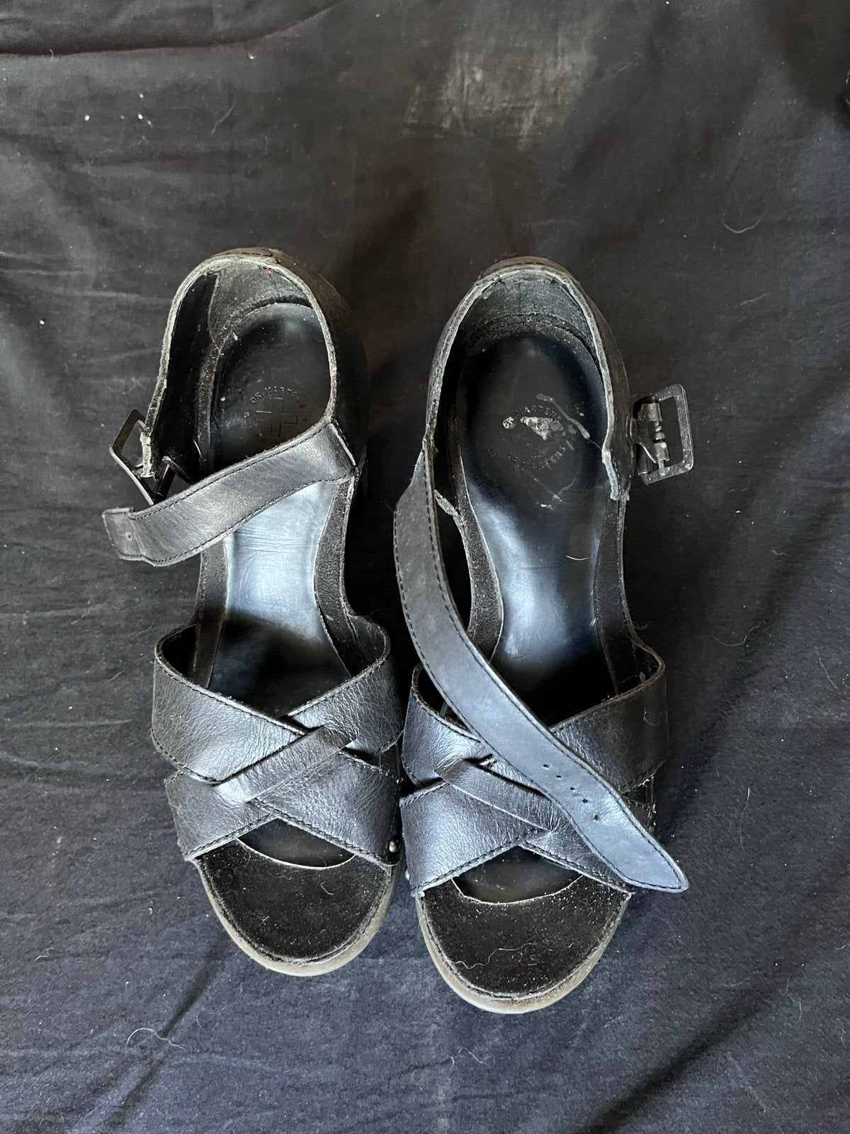 Dr. Martens pumps maat 37 - Zwart leer, Kleding | Dames, Schoenen, Ophalen of Verzenden, Gedragen, Zwart, Pumps