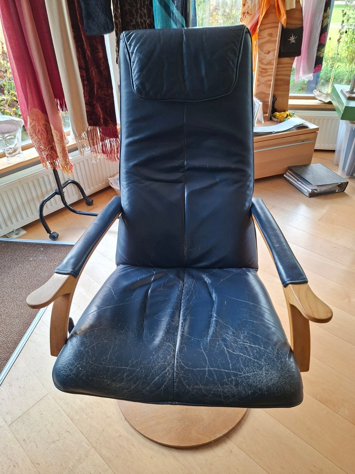 draai, kiep en standen stoel, Huis en Inrichting, Ophalen, Gebruikt, Design, 50 tot 75 cm
