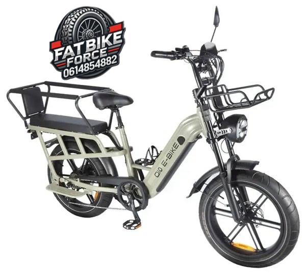 OUXI Q10 Elektrische Longtail Fatbike - Perfect voor 2 kids, Fietsen en Brommers, Fietsen | Bakfietsen, Overige merken, Elektrisch