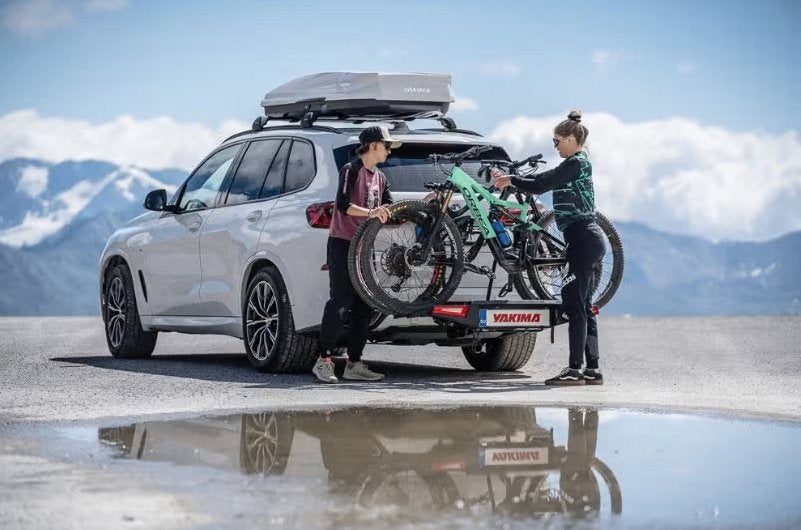 Fietsendrager Yakima FoldClick 3EVO - 3x E-Bike - Kantelbaar, Auto diversen, Elektrische fiets, Nieuw, Ophalen of Verzenden, 2 fietsen