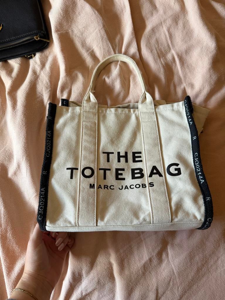 tote bag, Ophalen of Verzenden, Gebruikt, Beige, Handtas