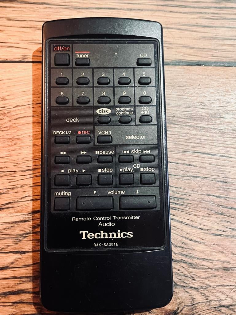 Technics RAK-SA301E Audio Afstandsbediening, Ophalen of Verzenden, Zo goed als nieuw, Origineel, Dvd
