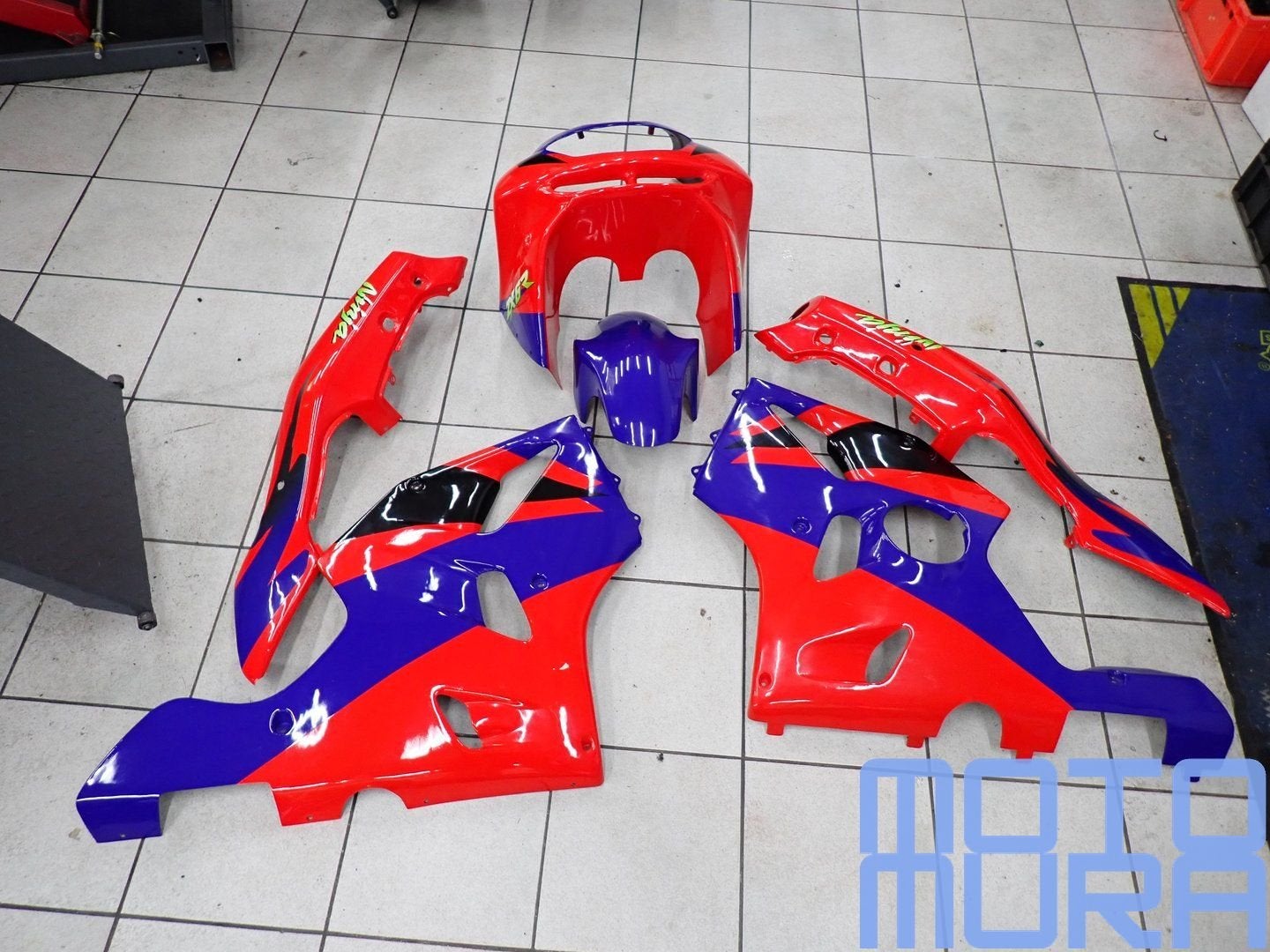 Kawasaki ZX6R 1995 - 1997 kappenset kuipset kap kuipdeel kui, Motoren, Gebruikt, -, -, Ophalen of Verzenden