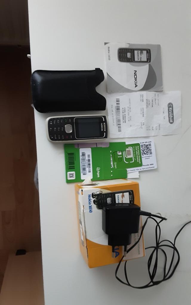 nokia 1650, Geen camera, Zwart, Ophalen of Verzenden, Zo goed als nieuw