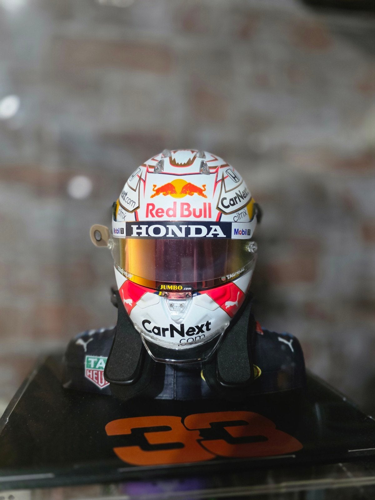 Max Verstappen F1 Helm 2021, Verzamelen, Ophalen of Verzenden, Zo goed als nieuw, Formule 1