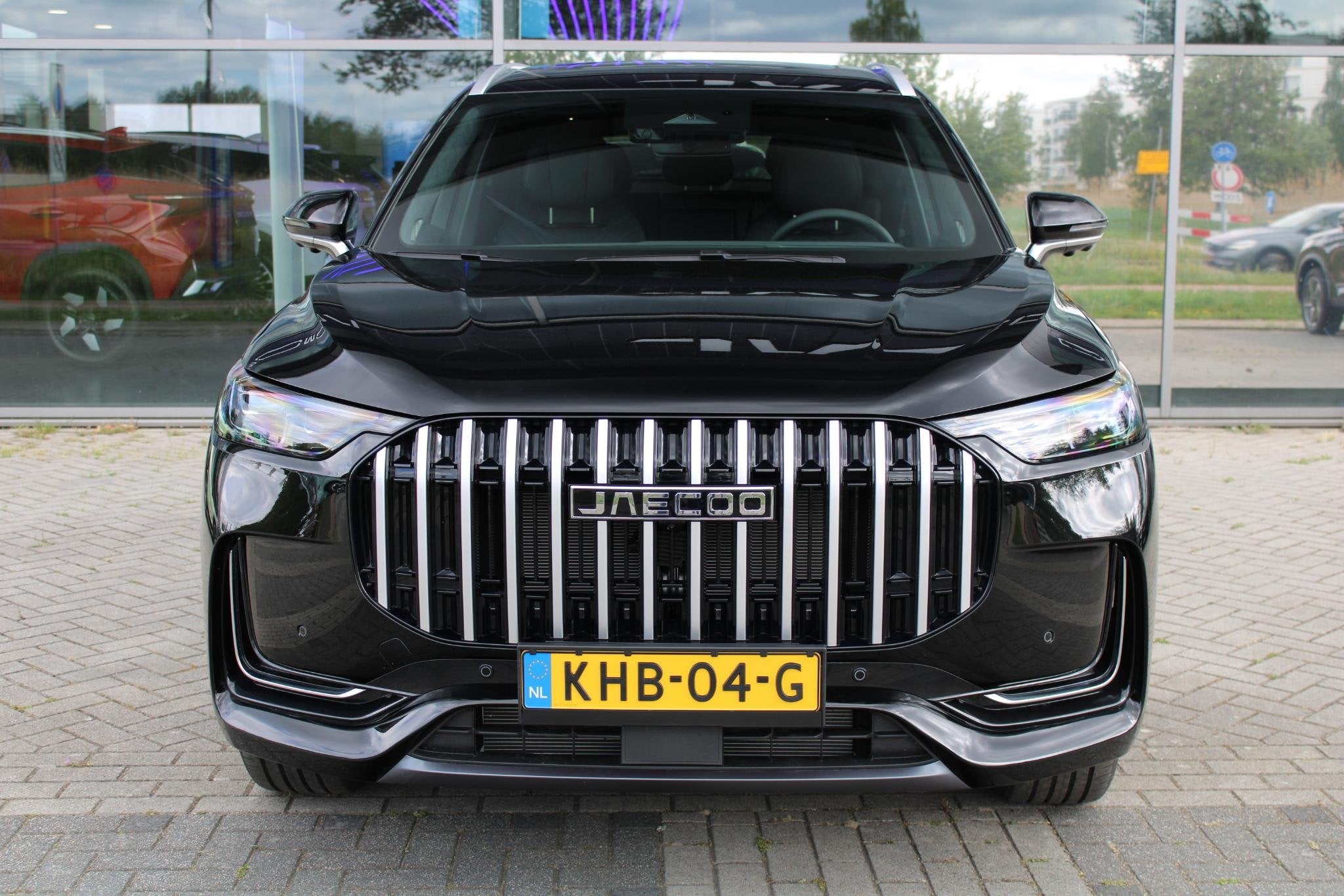 JAECOO 8 SHS-P Exclusive 7 persoons DEMO Carbon Black Metall, Auto's, Overige Auto's, Automaat, 428 pk, Automatische klimaatregeling