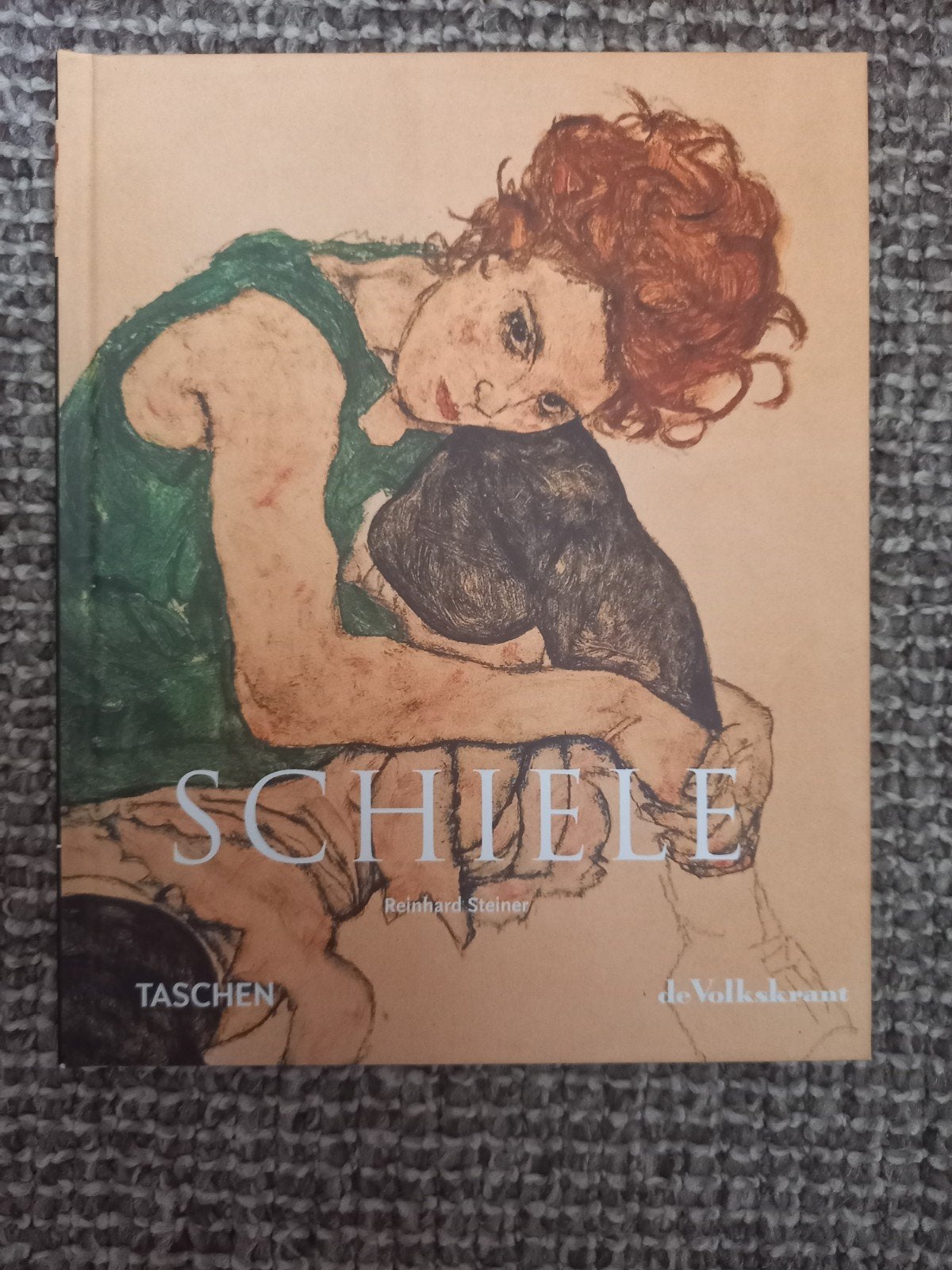 w5 Schiele Kunstboek - Taschen / de Volkskrant, Boeken, Kunst en Cultuur | Beeldend, Ophalen of Verzenden, Zo goed als nieuw, Schilder- en Tekenkunst