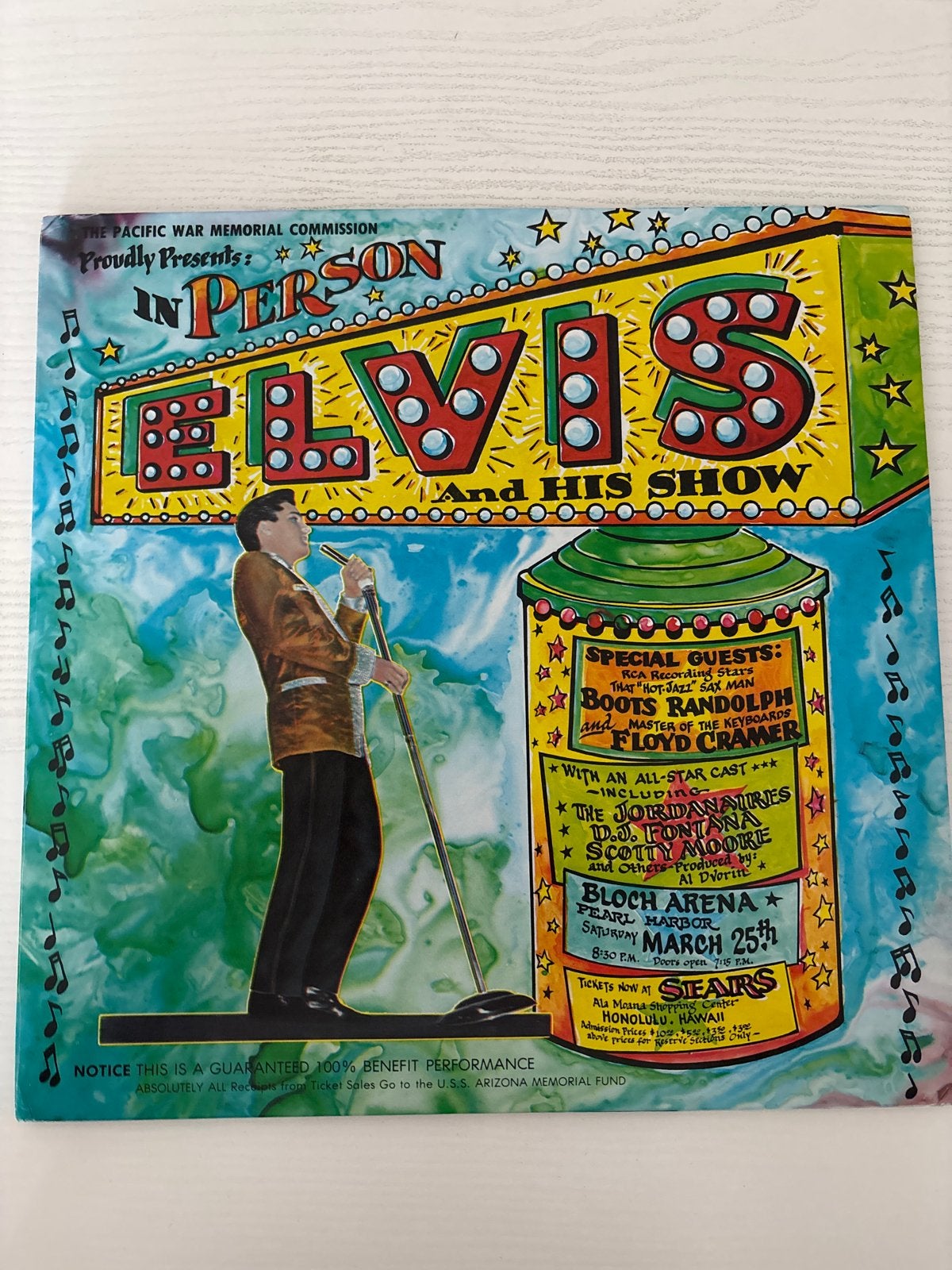 Elvis Presley - 1961 Hawaii Benefit Concert (Bootleg LP), Ophalen of Verzenden, Zo goed als nieuw, Cd of Plaat
