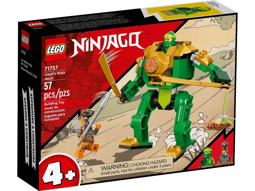 Lego NINJAGO 71757 Lloyd's ninjamecha, Ophalen of Verzenden, Nieuw, Complete set, Lego