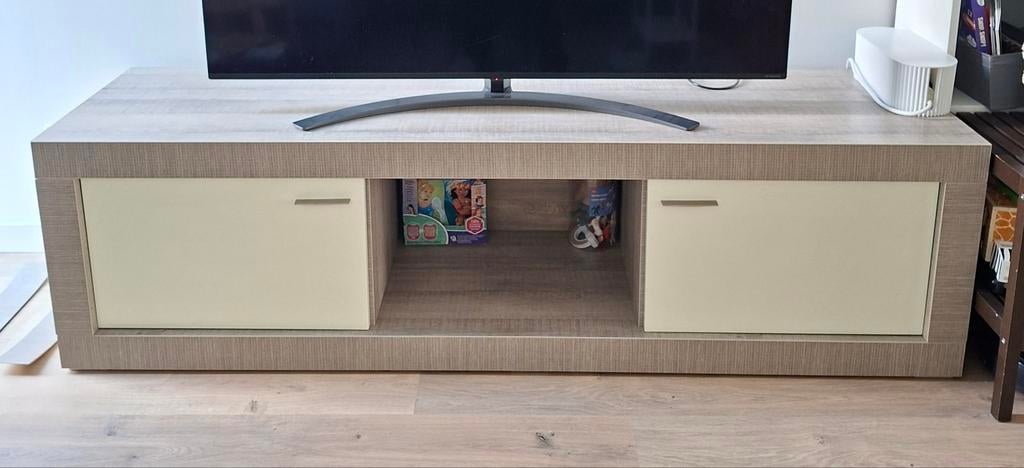 Stevig mediameubel (188x50x53 cm) - panelen los, Ophalen, Gebruikt, 150 tot 200 cm, Minder dan 100 cm