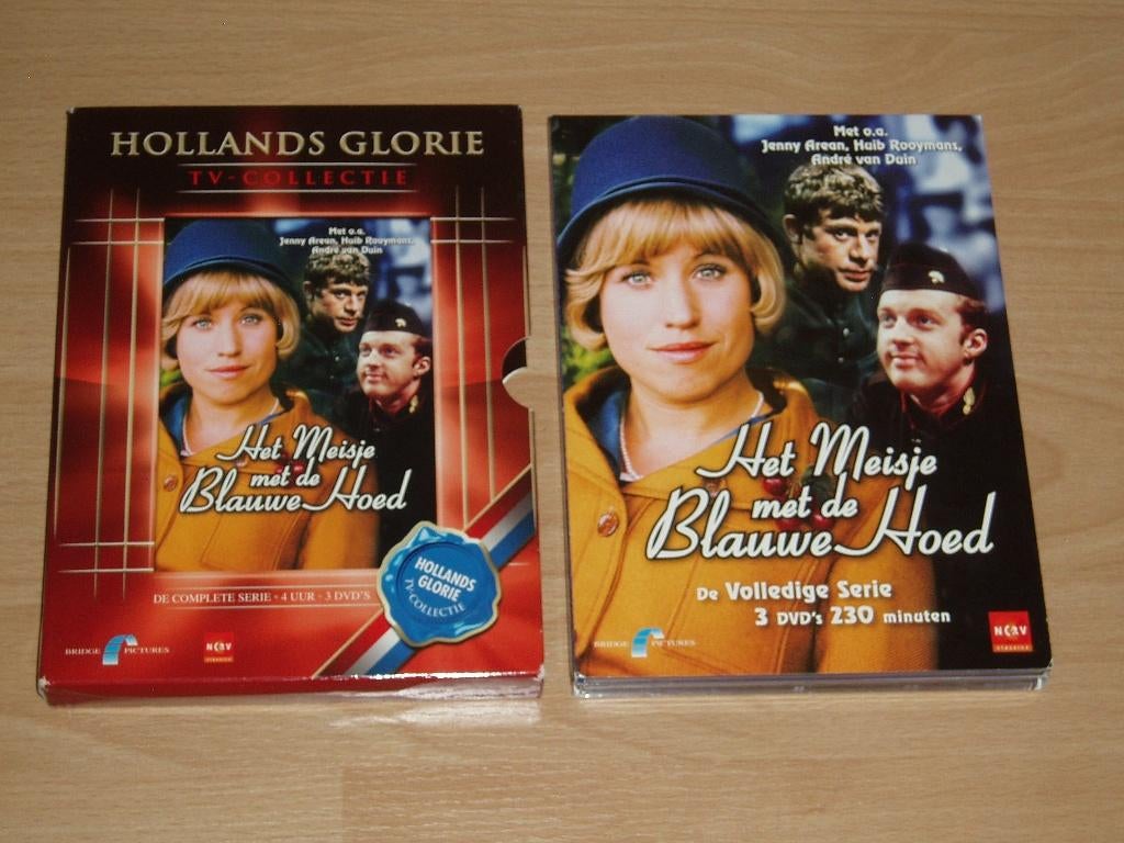 3 DVD box Het meisje met de blauwe hoed , complete serie, Alle leeftijden, Verzenden, Gebruikt, Komedie