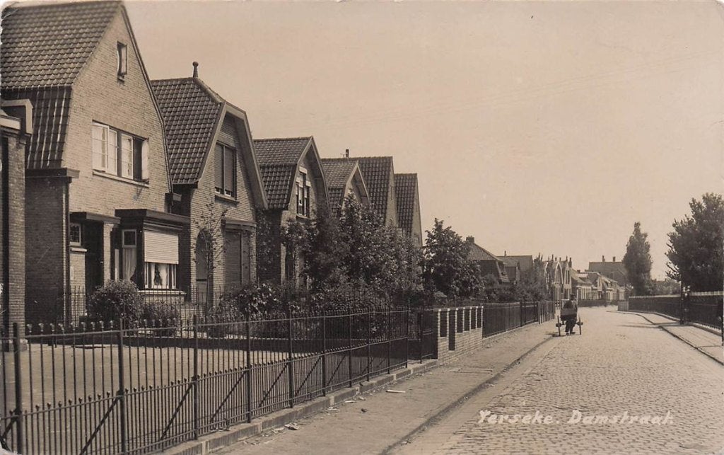 703-143-045 Yerseke Damstraat, Verzamelen, Ophalen of Verzenden, Voor 1920, Zeeland