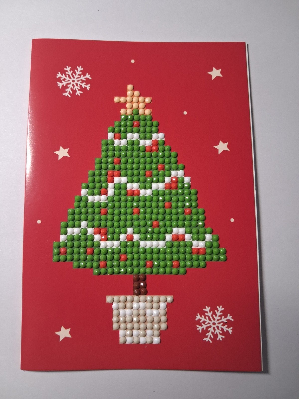 kaart diamond painting kerstboom, Ophalen of Verzenden, Nieuw, Overige thema's