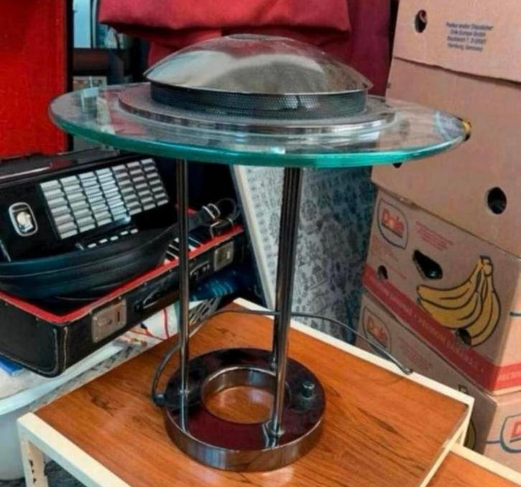 Lamp vintage Boxford Holland B.V. Tafellamp Glas metaal, Ophalen of Verzenden, Zo goed als nieuw
