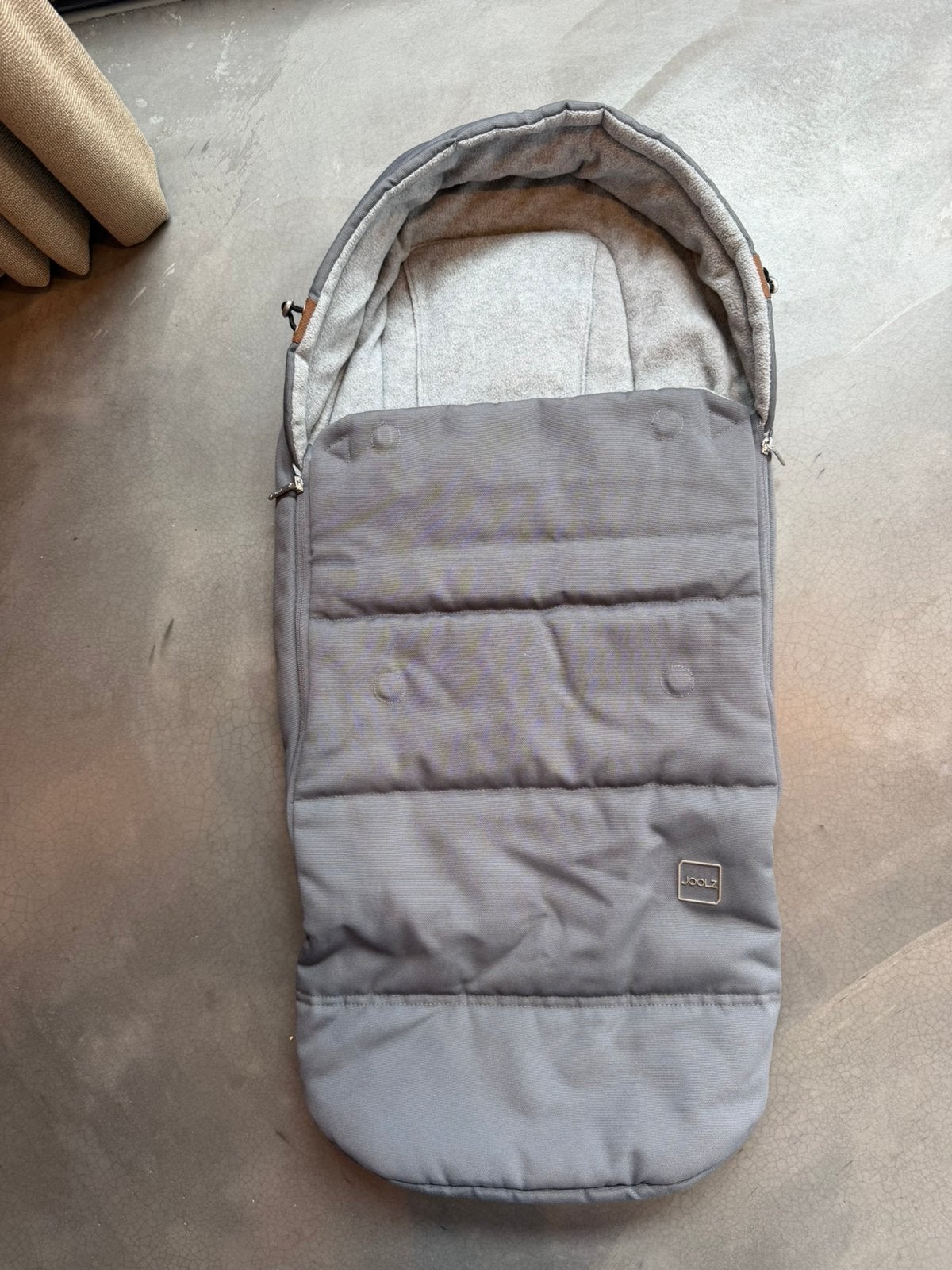 Joolz voetenzak grijs voor in de kinderwagen, Kinderen en Baby's, Overige Kinderen en Baby's, Ophalen, Zo goed als nieuw