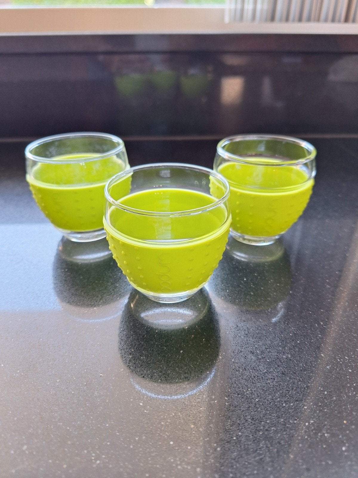 Bodum Pavina glazen - set van 3 - groen, Ophalen, Bodum, Zo goed als nieuw, Groen
