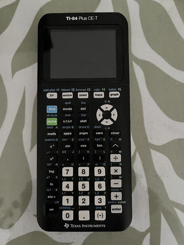 Texas Instruments TI-84 Plus CE-T, Ophalen of Verzenden, Grafische rekenmachine, Zo goed als nieuw