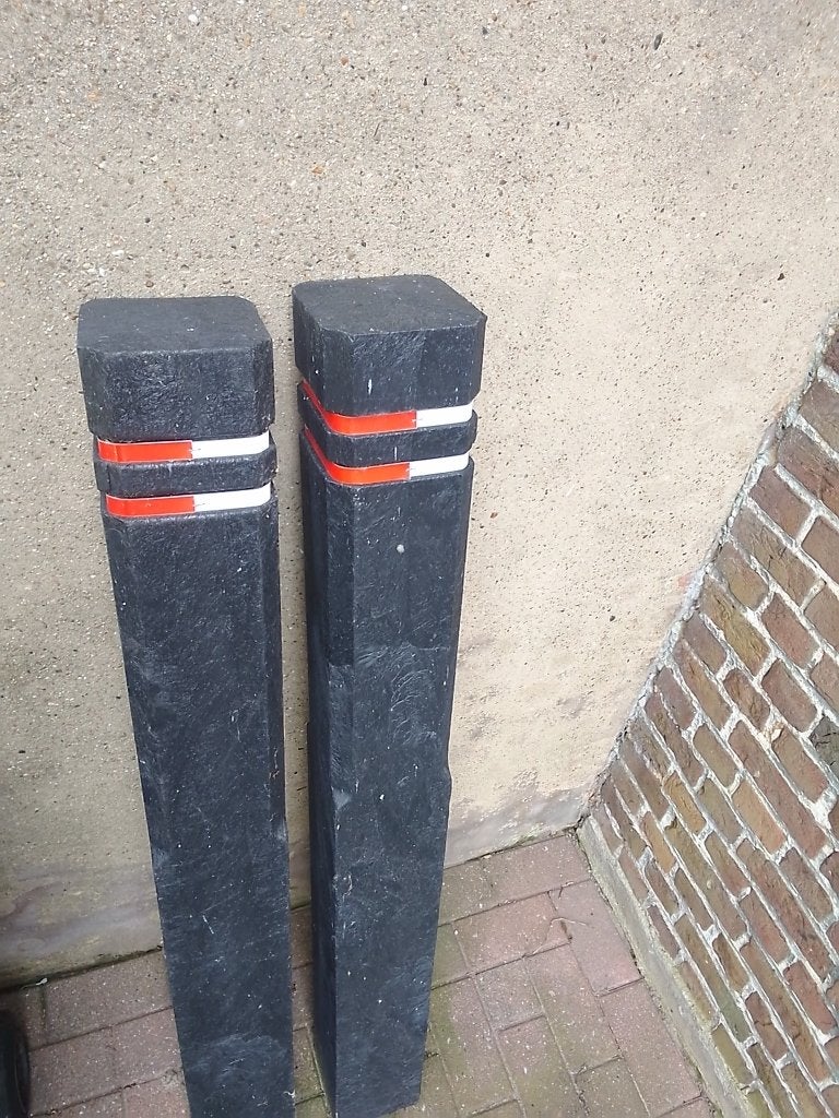 Diamantkoppaal / Afzet paal 2x, Tuin en Terras, Palen, Balken en Planken, Ophalen, Nieuw, Minder dan 180 cm, Balken