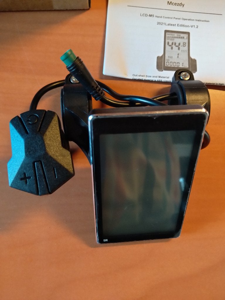 E-bike display, model M5-509.15 met 5-pins aansluiting €21,-, Fietsen en Brommers, Fietsonderdelen, Overige typen, Onbekend, Ophalen of Verzenden
