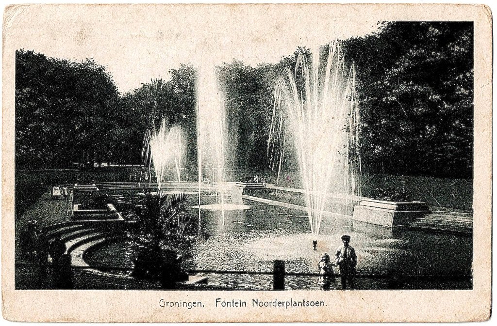 Groningen stad, Noorderplantsoen, gelopen 1932, richtp. 3,50, Verzenden, 1920 tot 1940, Gelopen, Groningen