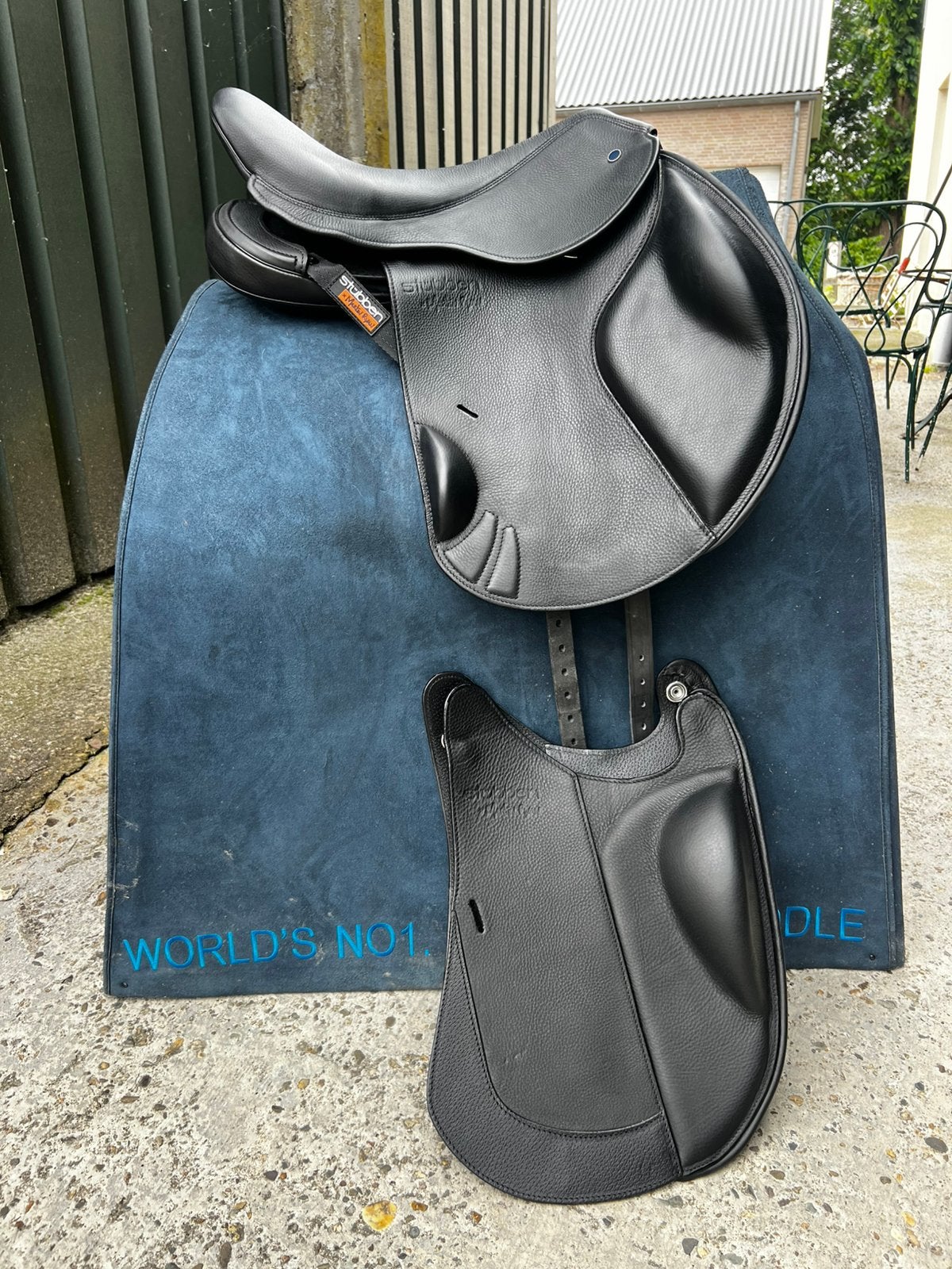 Stubben REV 17,5” spring én dressuurzadel NIEUW, Ophalen of Verzenden, Zo goed als nieuw, Dressuur
