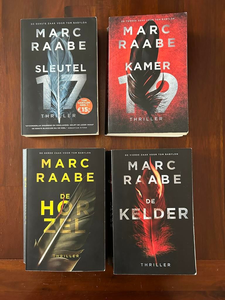 Marc Raabe serie 4 boeken, Boeken, Thrillers, Zo goed als nieuw, Ophalen of Verzenden