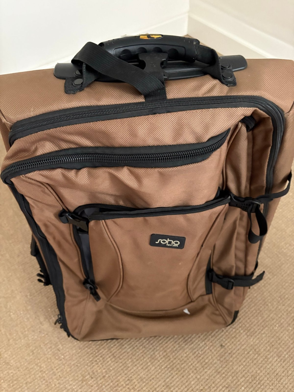 Soho New York Reistas/Trolley - Bruin, Ophalen, 40 tot 60 cm, Gebruikt, 20 tot 30 cm