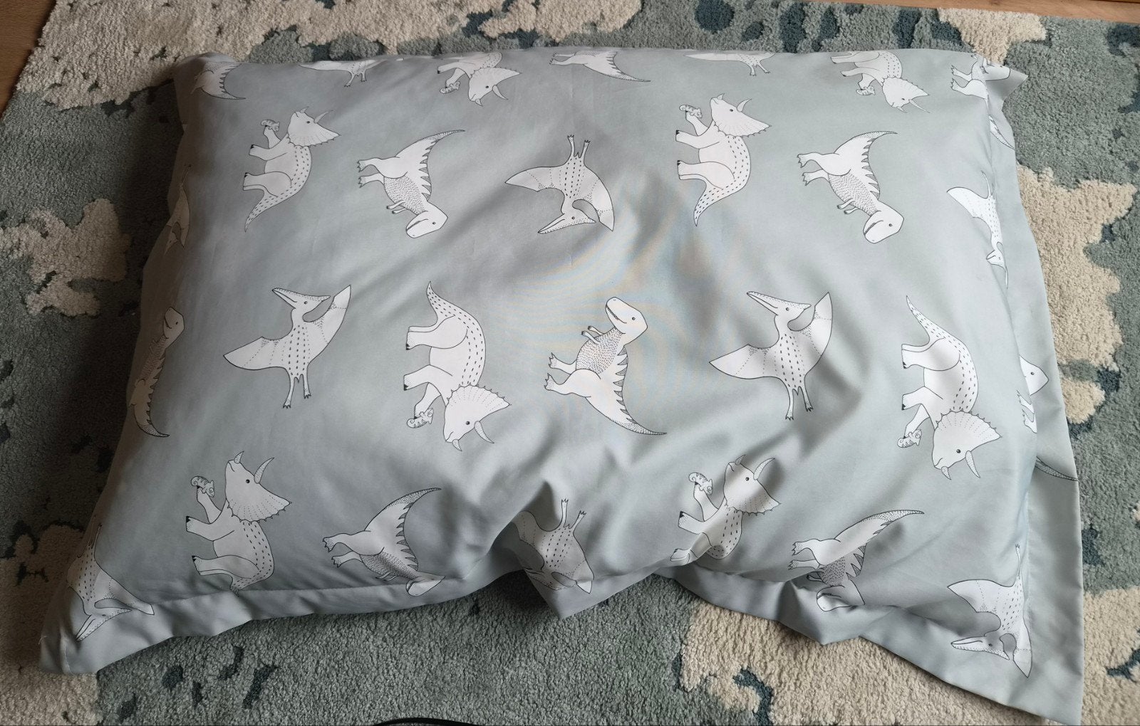 Zitzak Hip Huisje groen/wit 100x140 cm - Zo goed als nieuw, Ophalen, Zo goed als nieuw, Groen, Zitzak